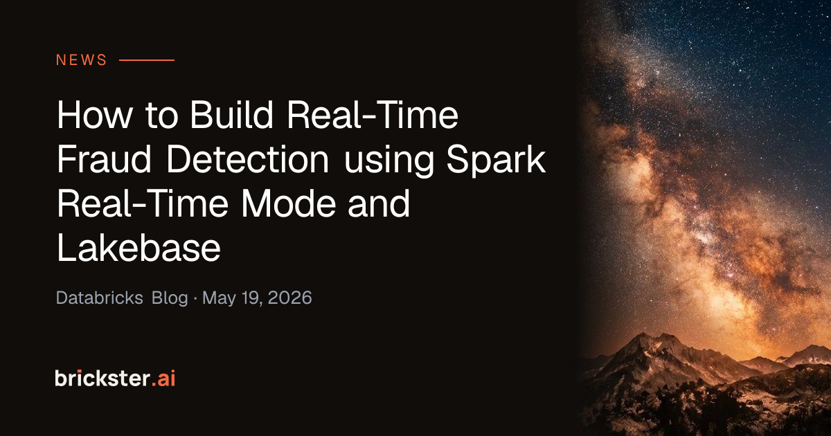 How to Build Real-Time Fraud Detection using Spark Real-Time Mode and ...