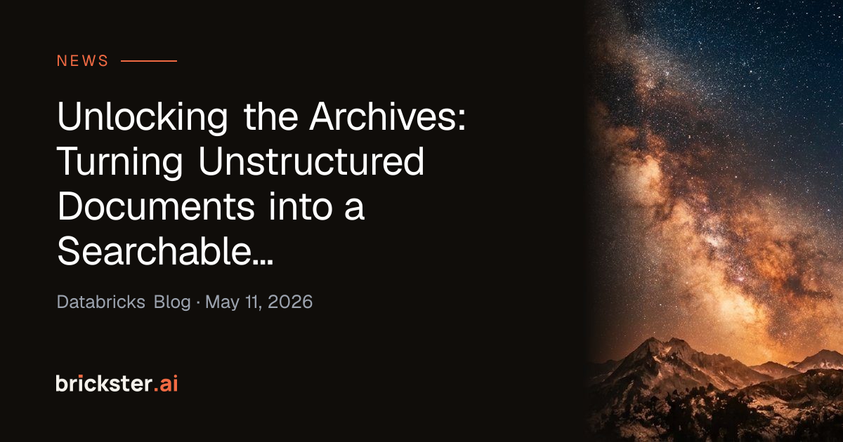 Unlocking the Archives: Turning Unstructured Documents into a ...