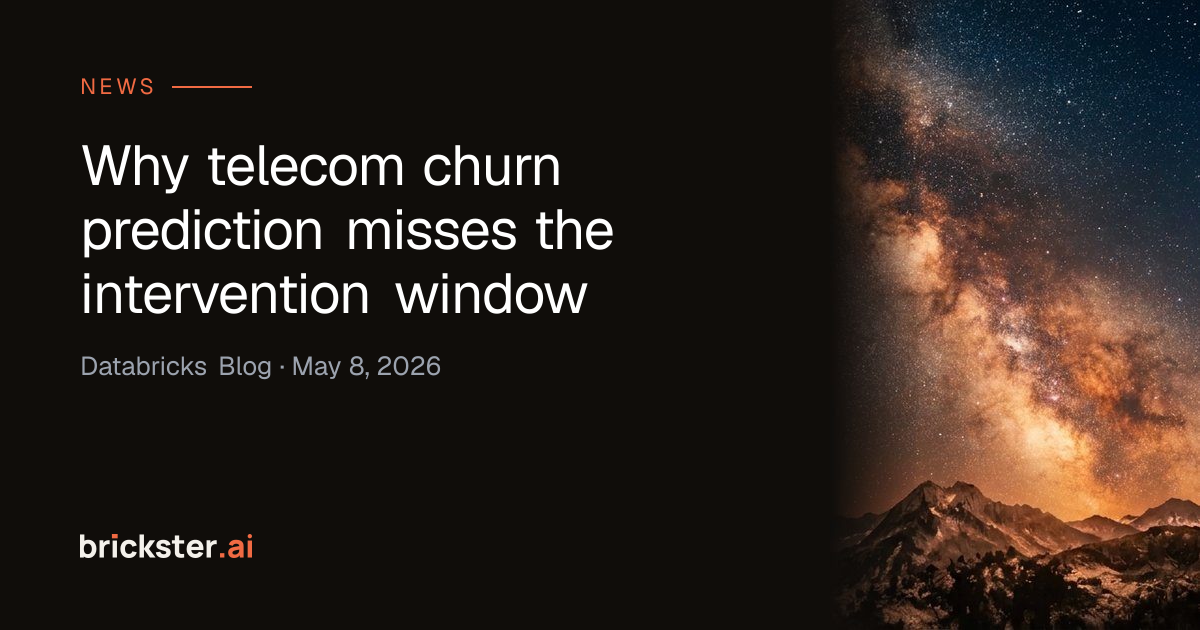 Why telecom churn prediction misses the intervention window ...